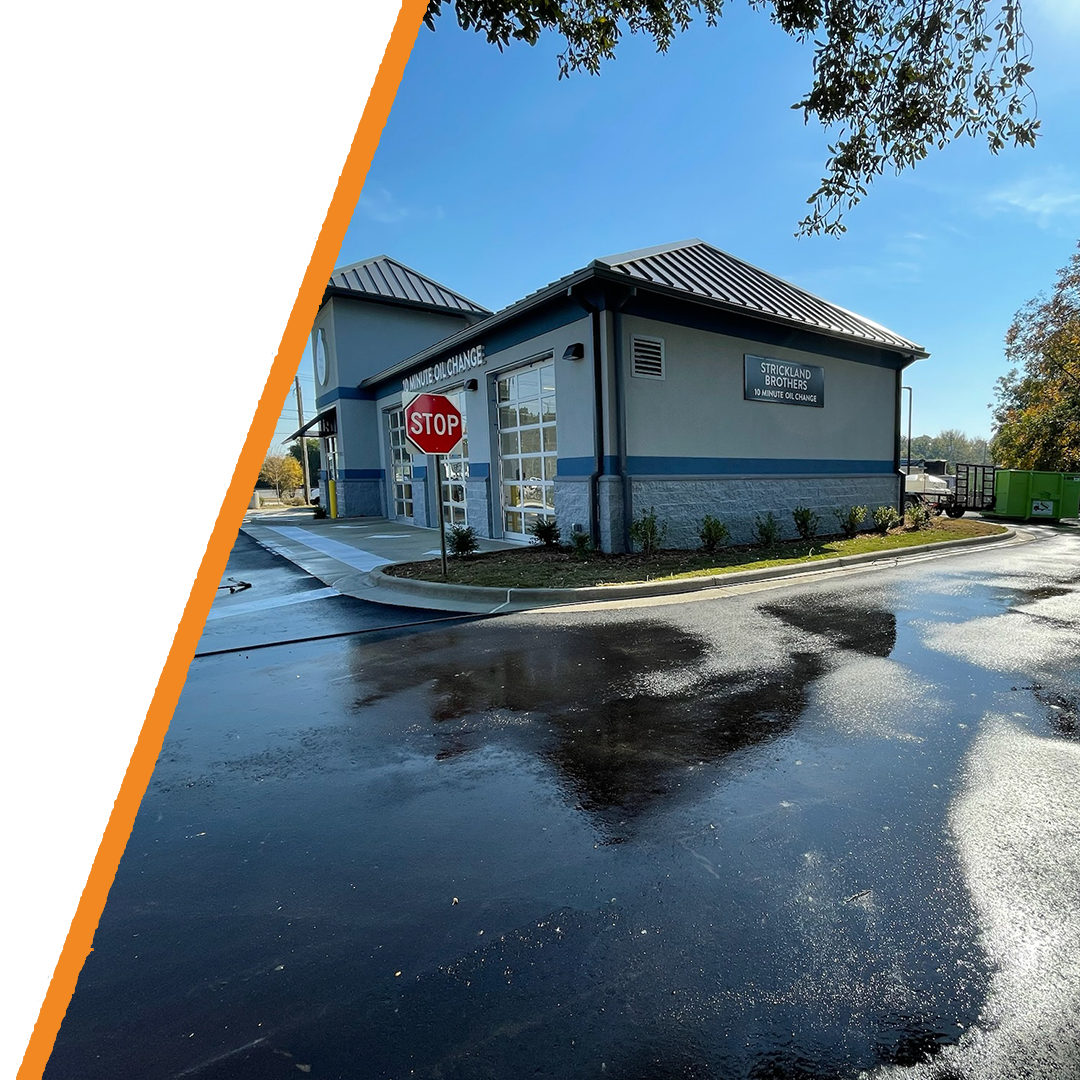 commercial parking lot washing