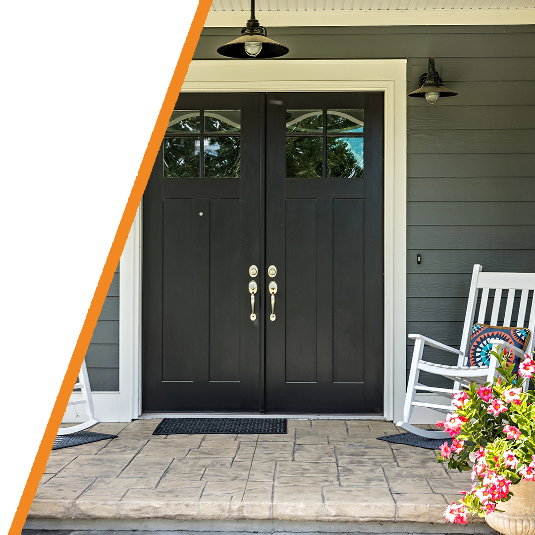 stamped concrete porch